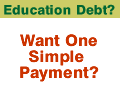 consolidate your education debt